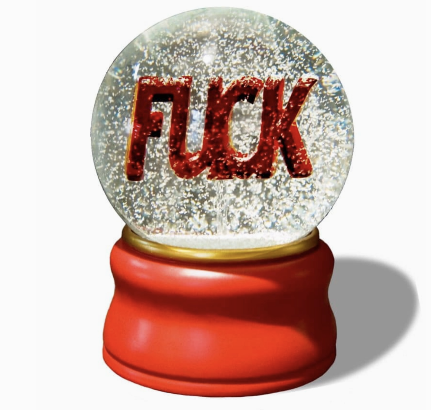 PURE PRODUCTS USA スノードーム　FUCK MOMA インテリア FUCK Snowglobe - Unique Gifts & Decor | State & Third